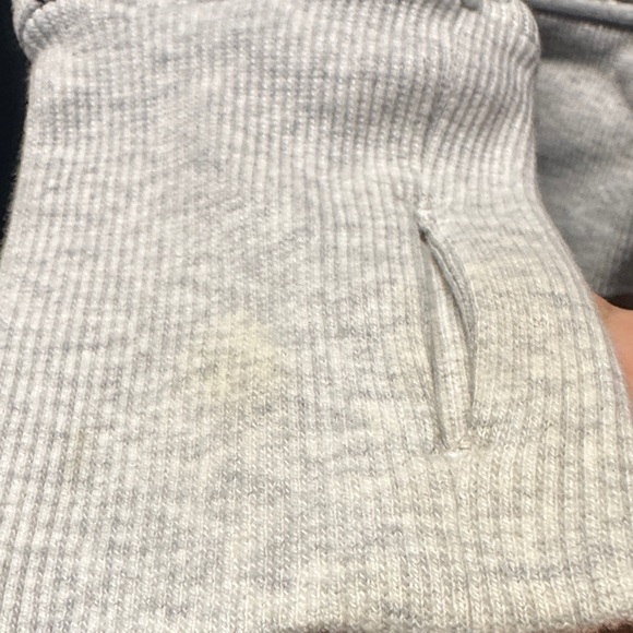 LuluLemon Scuba Gray Checkered Zip-Up Hoodie - Picture 4 of 5